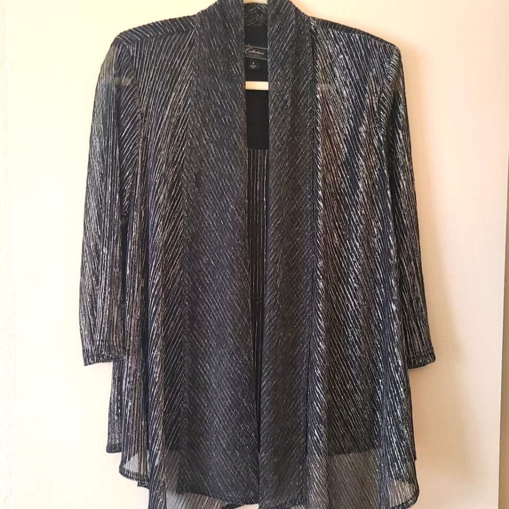 Black and Silver Holiday Jacket